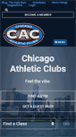 Mobile Screenshot of chicagoathleticclubs.com